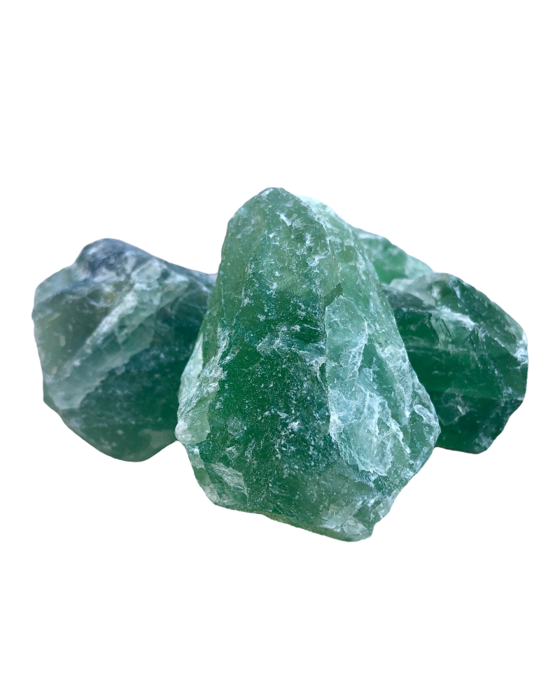 Raw fluorite clearance