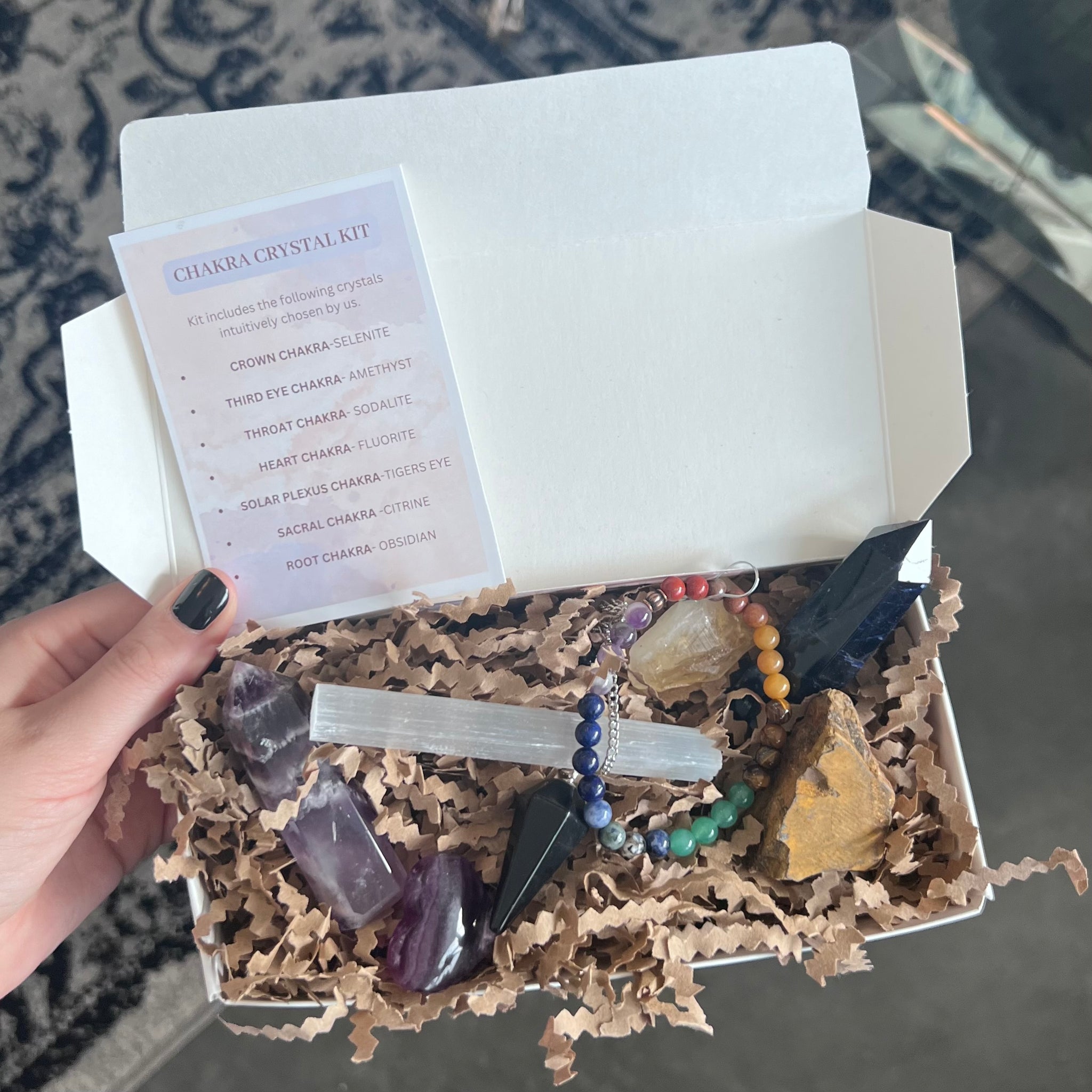 Kelowna Crystal Cave - Chakra Crystal Kit