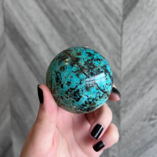 Kelowna Crystal Cave - African Turquoise Sphere Large