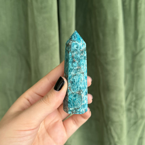 Kelowna Crystal Cave - Blue Apatite Tower