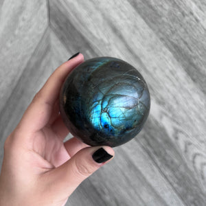 Kelowna Crystal Cave - Labradorite Sphere