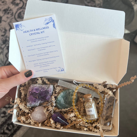 Kelowna Crystal Cave - Health & Wellness Crystal Kit