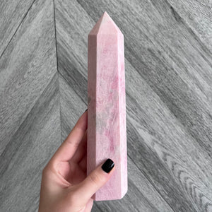 Kelowna Crystal Cave - XL Pink Opal Tower