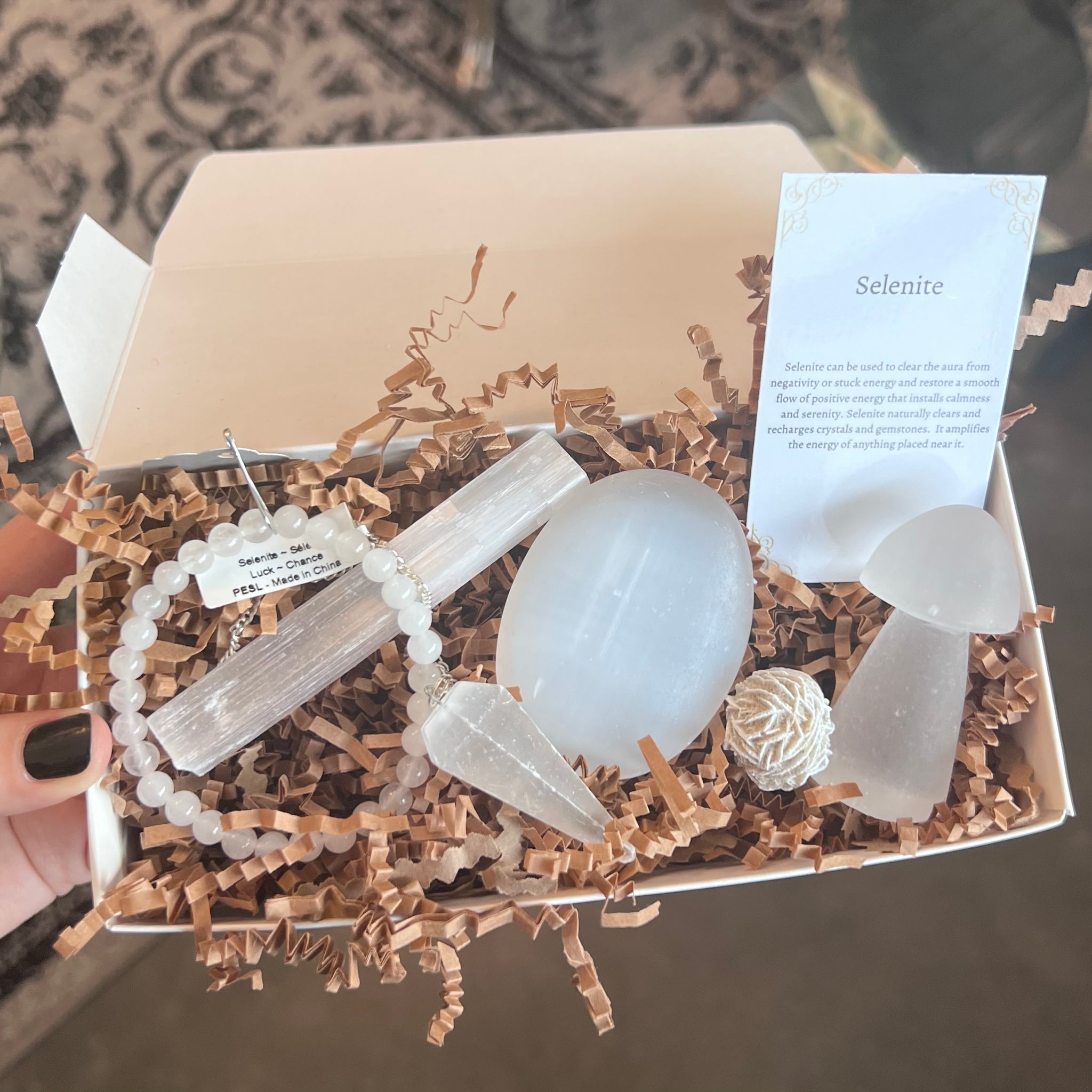 Kelowna Crystal Cave - Selenite Kit