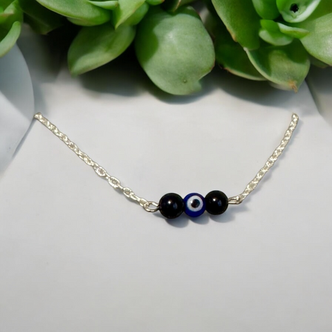 My Two Daughters Jewelry - 6mm Evil Eye Necklace