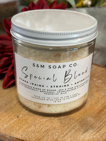 S & M Soap Co - Special Blend Bath Salts Small