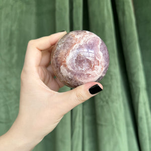 Kelowna Crystal Cave - Pink Amethyst Sphere