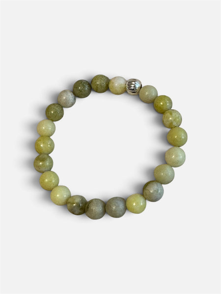 My Two Daughters Jewelry - 8mm Lemon Jade Bracelet