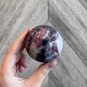 Kelowna Crystal Cave - Lepidolite Sphere