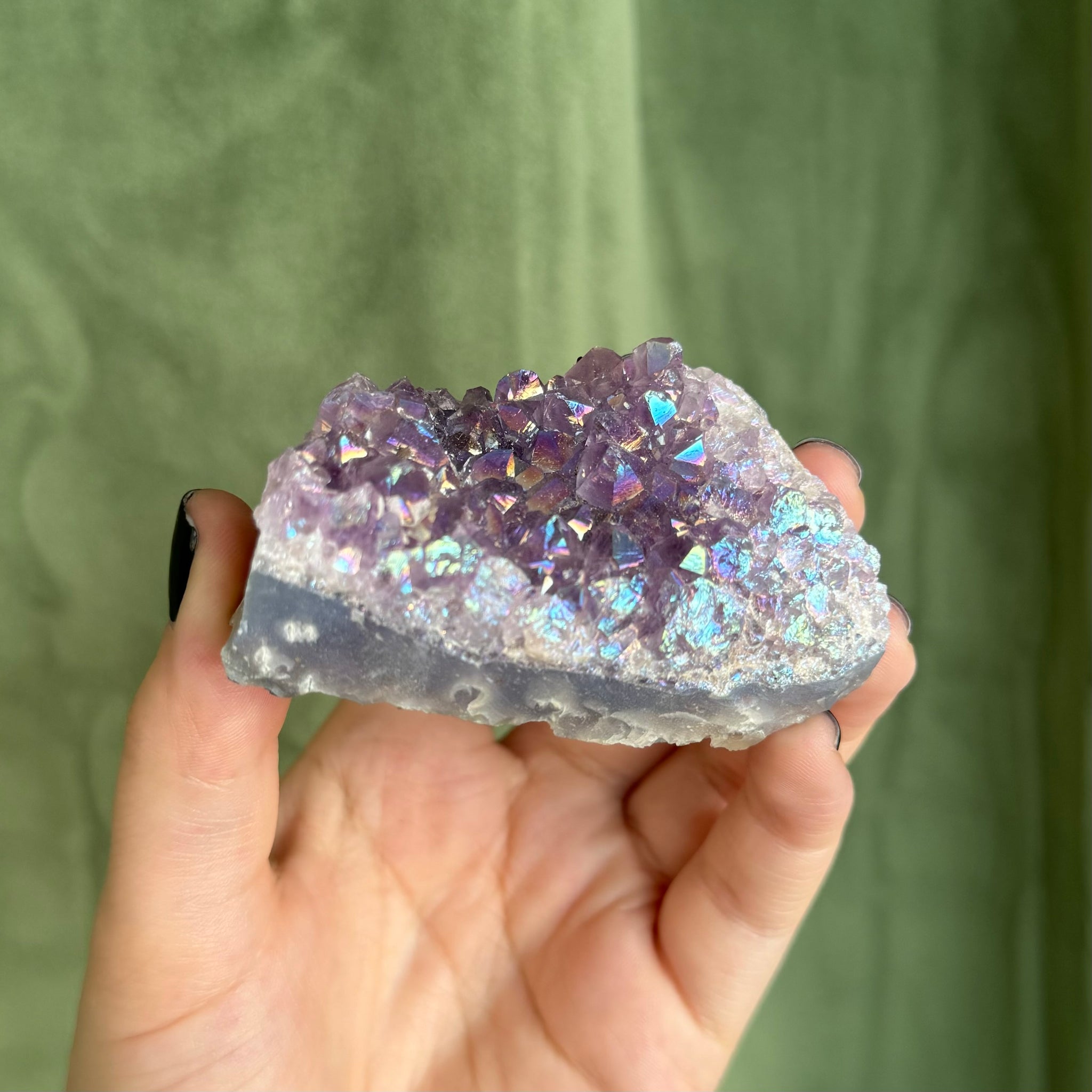 Kelowna Crystal Cave - Aura Amethyst Cluster