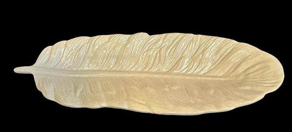 TRUE ART KELOWNA - Beige Feather Tray