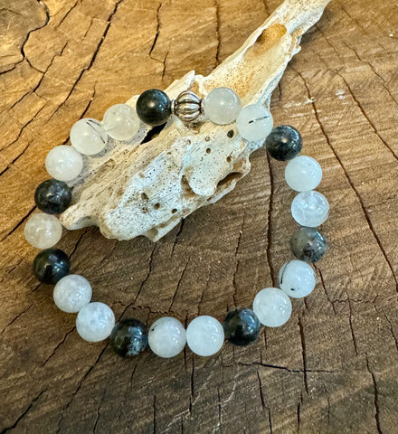 My Two Daughters Jewelry - Black Hair Quartz Bracelet