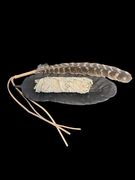 TRUE ART KELOWNA - Black Smudge Tray and Feather Kit