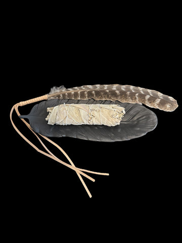 TRUE ART KELOWNA - Black Smudge Tray and Feather Kit