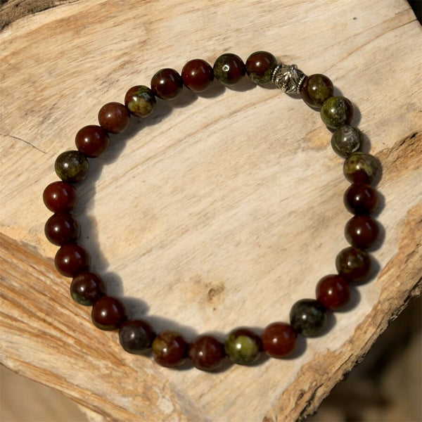 My Two Daughters Jewelry - Bloodstone 6mm Bracelet