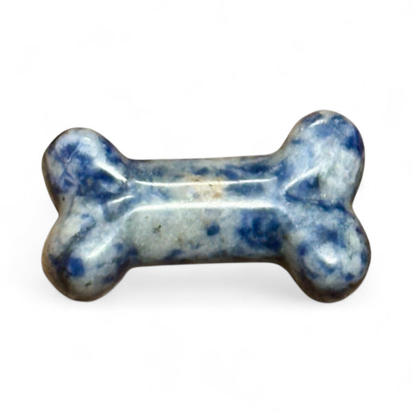 Kelowna Crystal Cave - Blue Spot Jasper Dog Bone