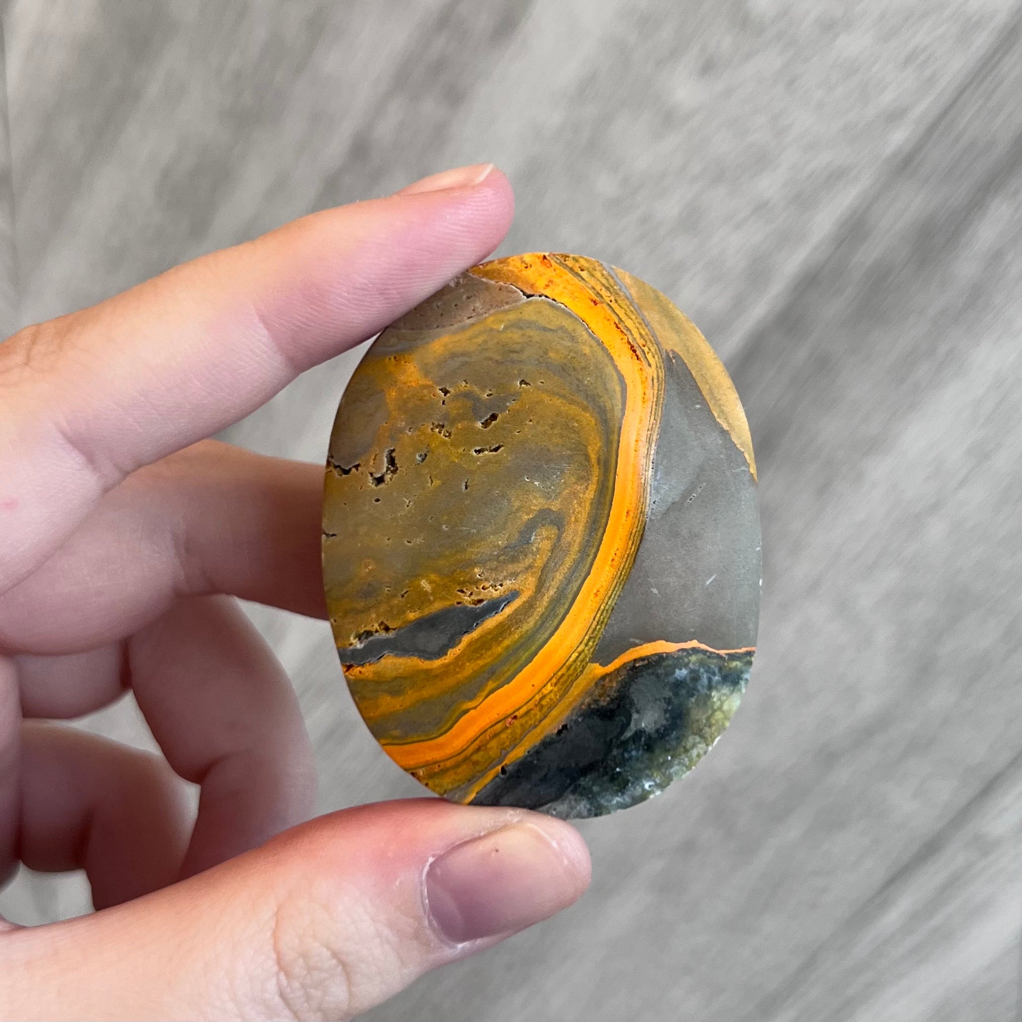 Kelowna Crystal Cave - Bumble Bee Jasper Palm