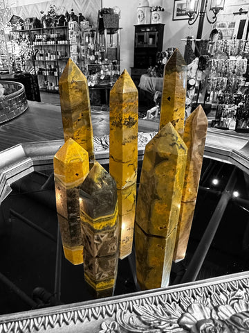 Kelowna Crystal Cave - Bumble Bee Jasper Towers