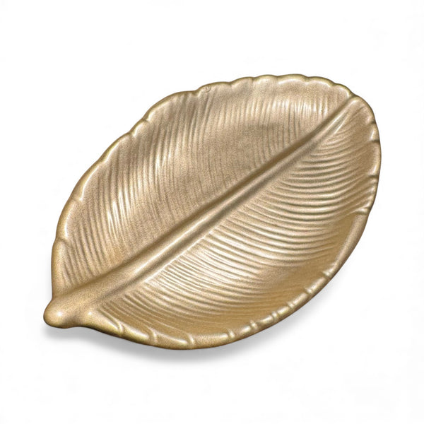 My Two Daughters Jewelry - Champagne Leaf Tray 1
