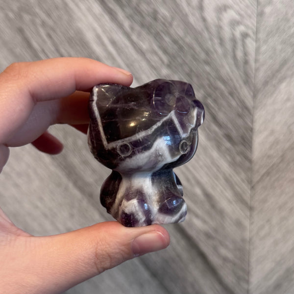 Kelowna Crystal Cave - Chevron amethyst Hello Kitty Style 1