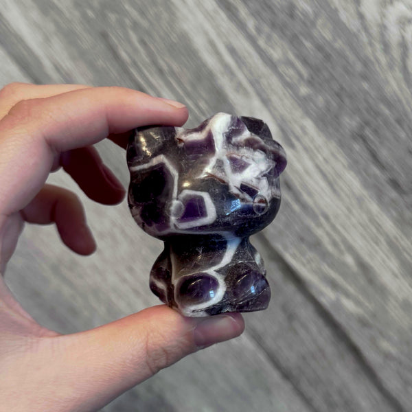 Kelowna Crystal Cave - Chevron amethyst Hello Kitty Style 2