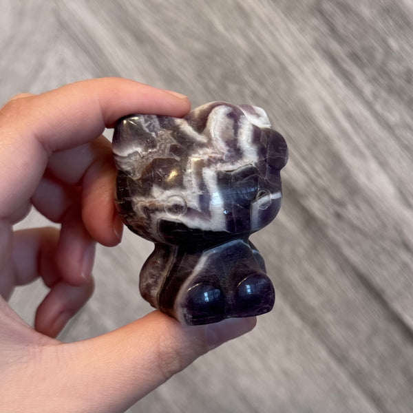 Kelowna Crystal Cave - Chevron amethyst Hello Kitty Style 3