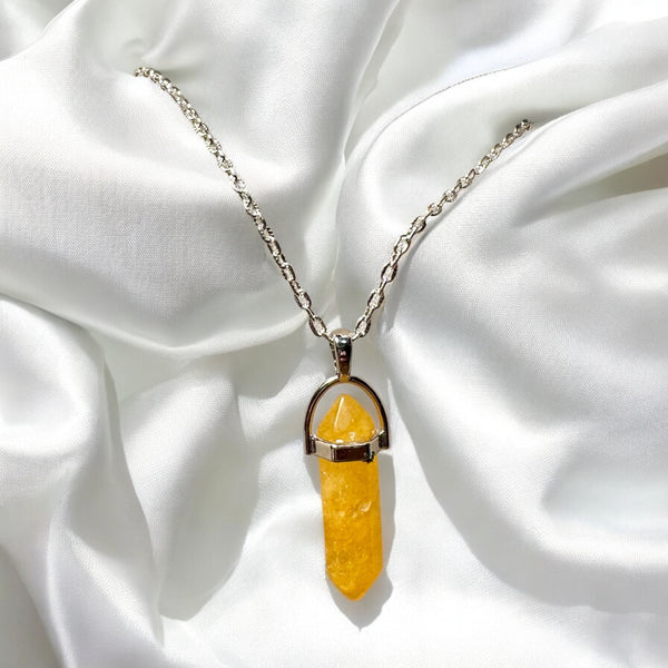 My Two Daughters Jewelry - Citrine Pendant Necklace