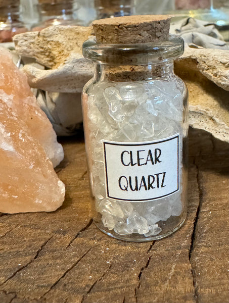 Kelowna Crystal Cave - Clear Quartz Chip Jar