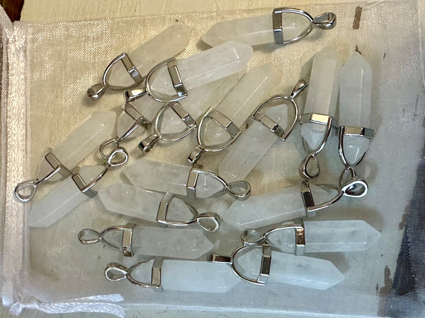 Kelowna Crystal Cave - Clear Quartz Pendant Point