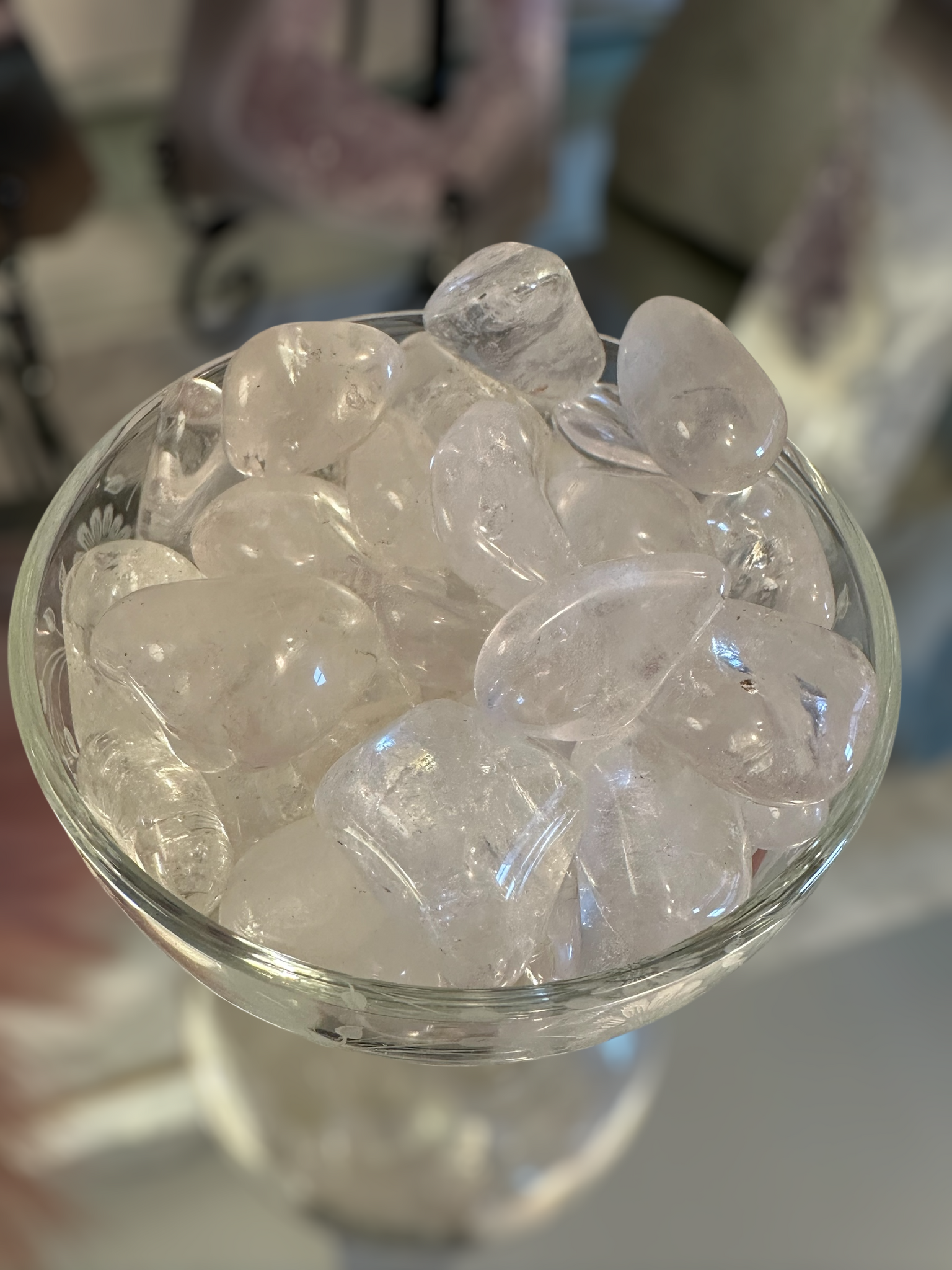 Kelowna Crystal Cave - Clear Quartz Tumbles