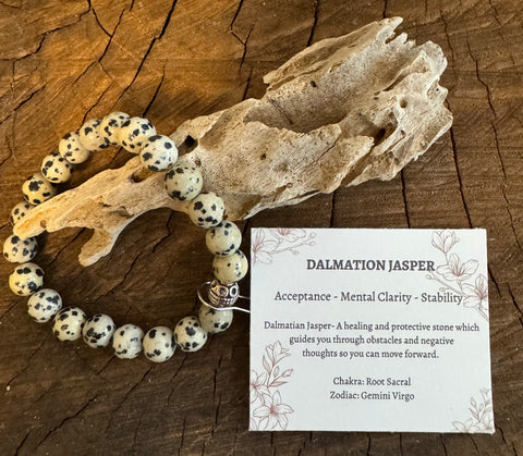 My Two Daughters Jewelry - Dalmation Jasper Bracelet