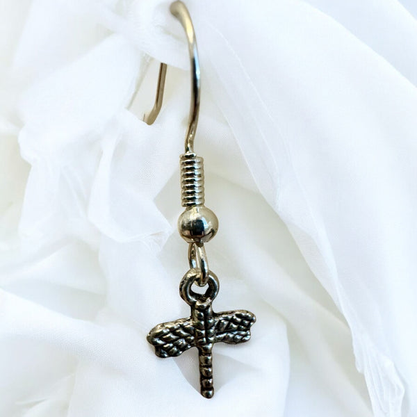 My Two Daughters Jewelry - Dragonfly Charm On Earring