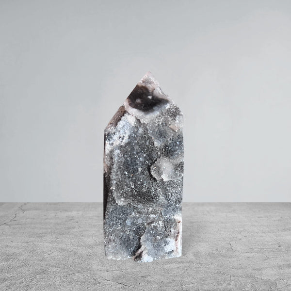 Kelowna Crystal Cave - Druzy Sphaderlite  Obelisk 