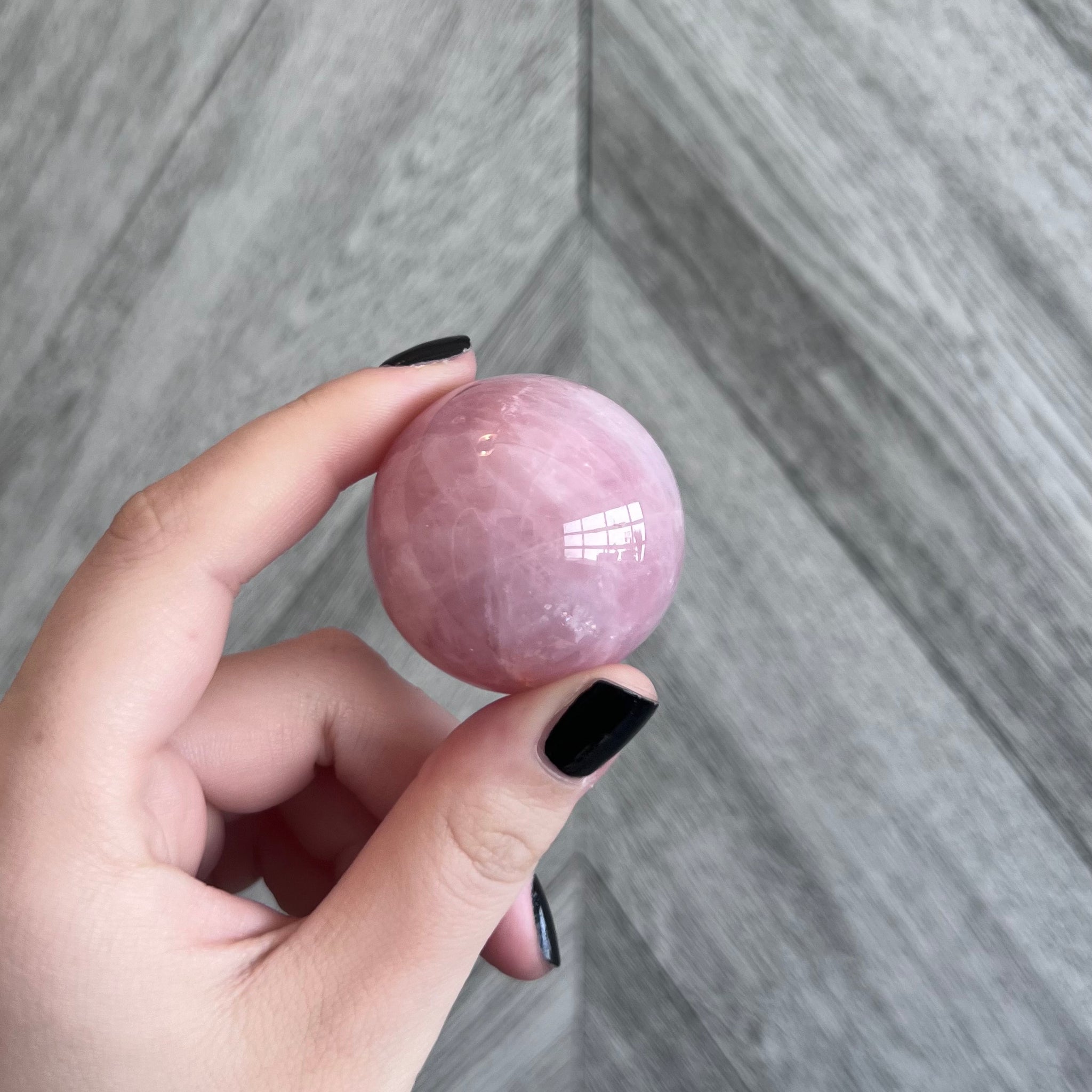 Kelowna Crystal Cave - Rose Quartz Sphere Small