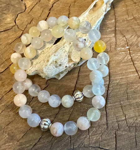 My Two Daughters Jewelry - Flower Agate Bracelet