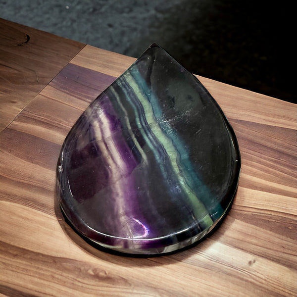 Kelowna Crystal Cave - Fluorite Bowl Tear Drop