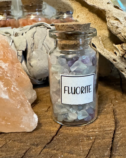 Kelowna Crystal Cave - Fluorite Chip Jar