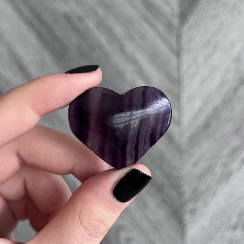 Kelowna Crystal Cave - Fluorite Heart