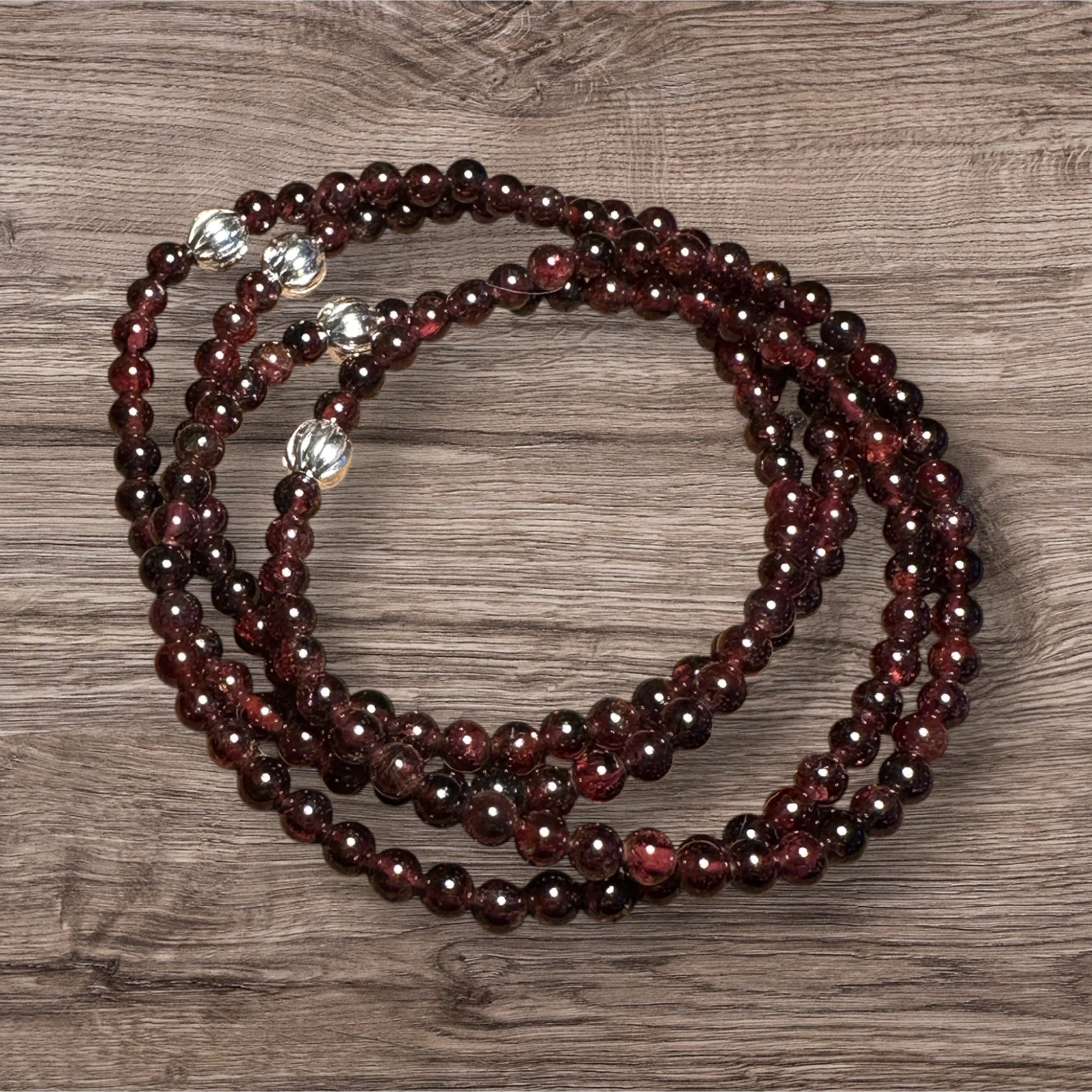 My Two Daughters Jewelry - Garnet Bracelet 4mm