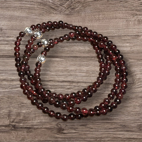 My Two Daughters Jewelry - Garnet Bracelet 4mm