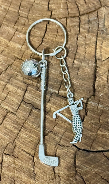 Fancy Beads - Golfer Keychain 1