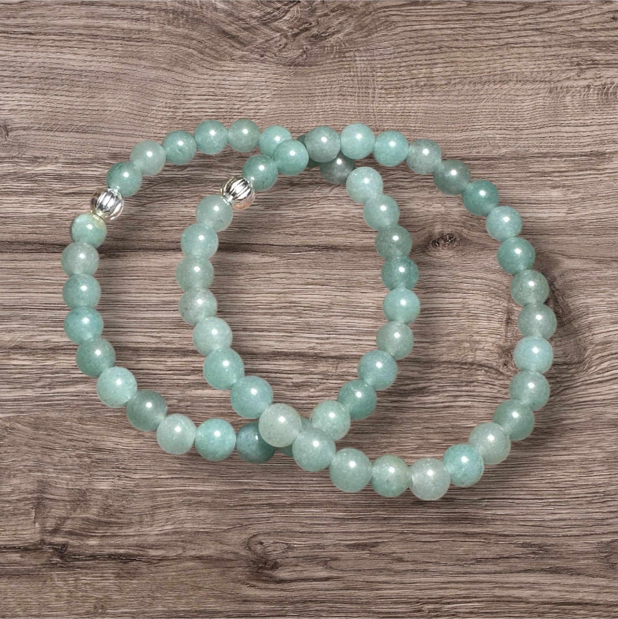 My Two Daughters Jewelry - Green Aventurine 6mm Bracelet