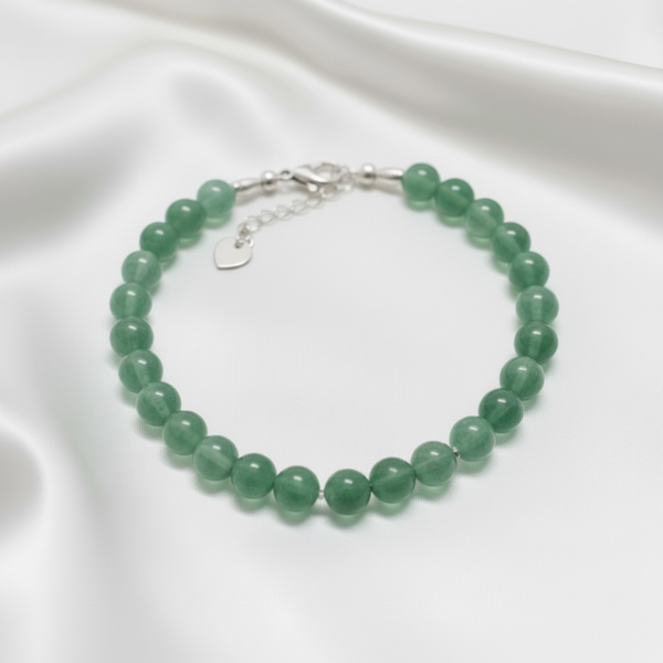 My Two Daughters Jewelry - Green Aventurine Adjustable Anklet