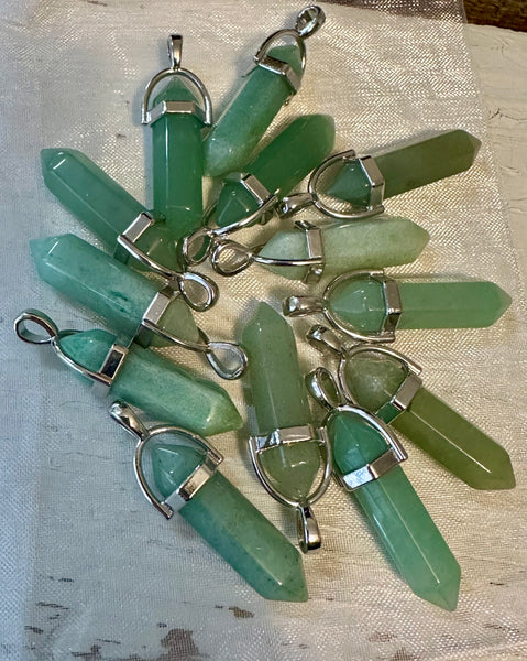 Kelowna Crystal Cave - Green Aventurine Pendant Point