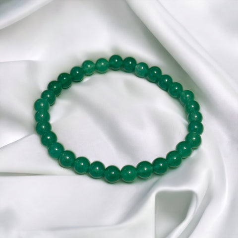 My Two Daughters Jewelry - Green Jade Bracelet 6mm