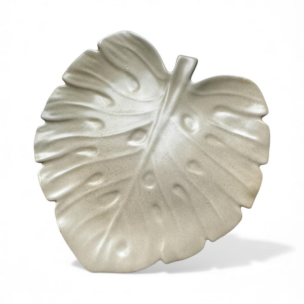 My Two Daughters Jewelry - Grey Monstera Leaf Dish