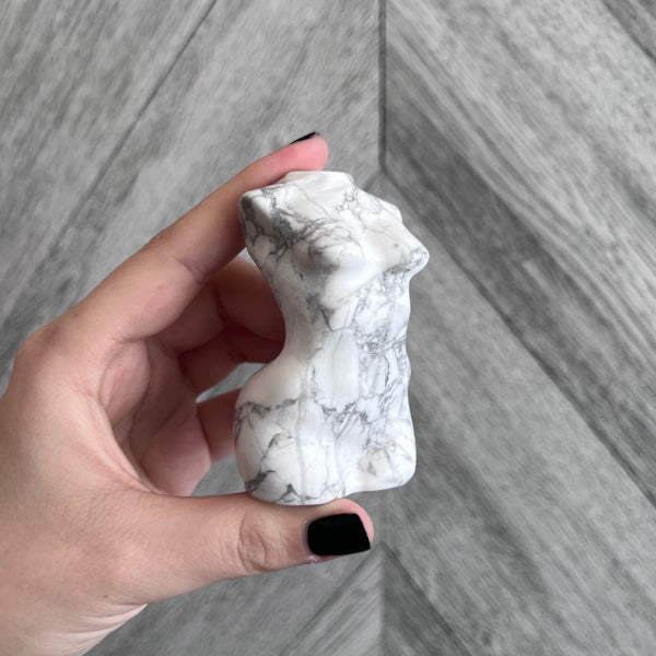 Kelowna Crystal Cave - Howlite Woman Body