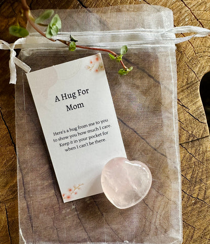 Kelowna Crystal Cave - Rose Quartz Heart for mom