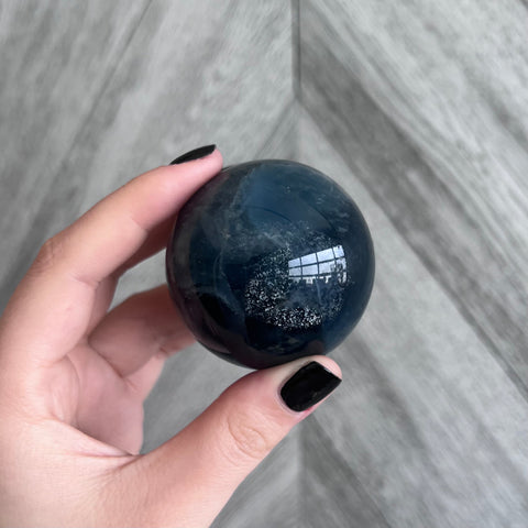 Kelowna Crystal Cave - Blue Fluorite Sphere