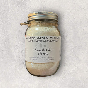 Candles & Fizzies - Lavender Oatmeal Milk Bath 12oz